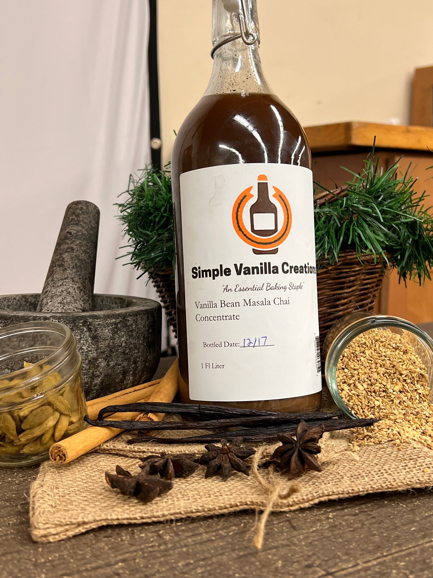 Vanilla Bean Chai Tea Concentrate